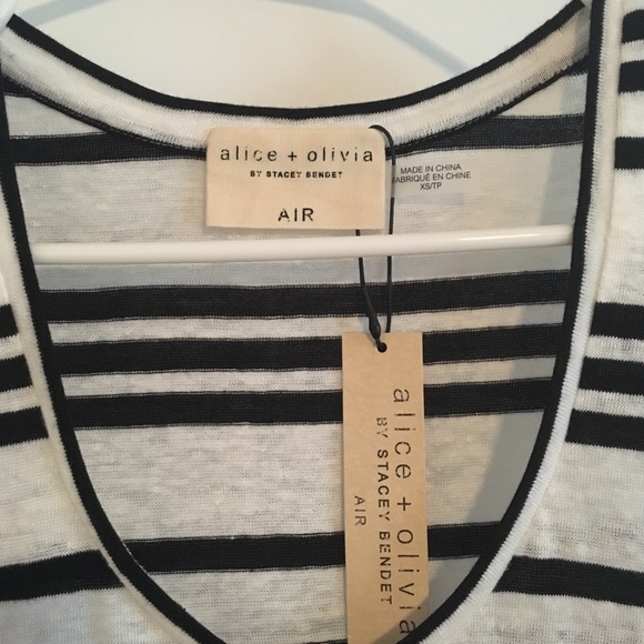 NWT Alice & Olivia striped dress - Picture 2 of 4